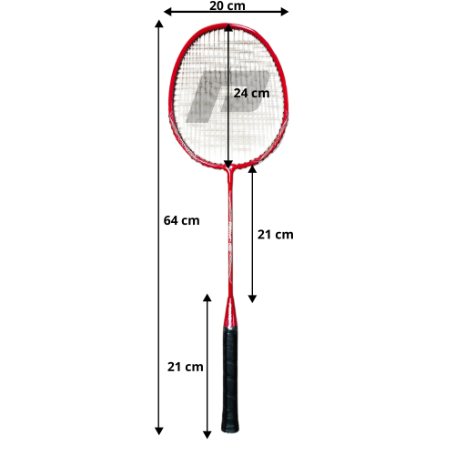 Rakietka POINT 1002 black – wymiary rakietki